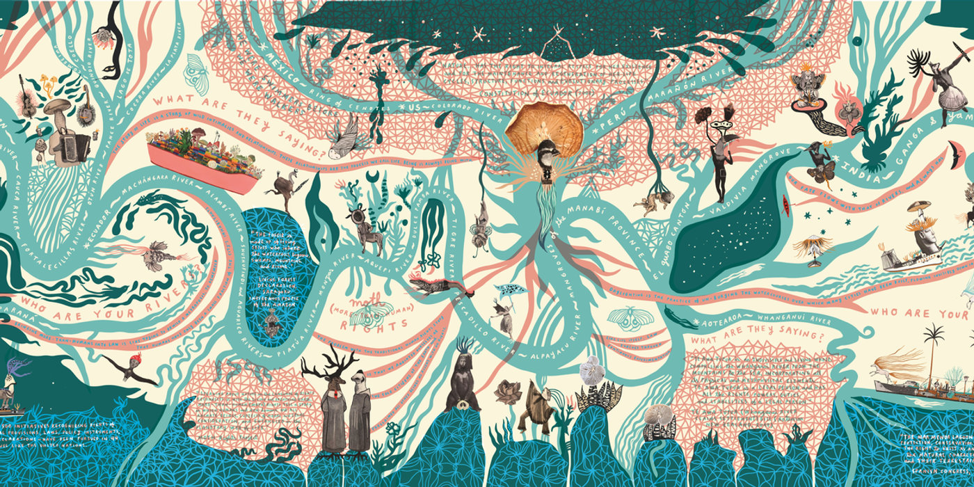 The More-Than-Human Rights Mural at the Design Museum, London
